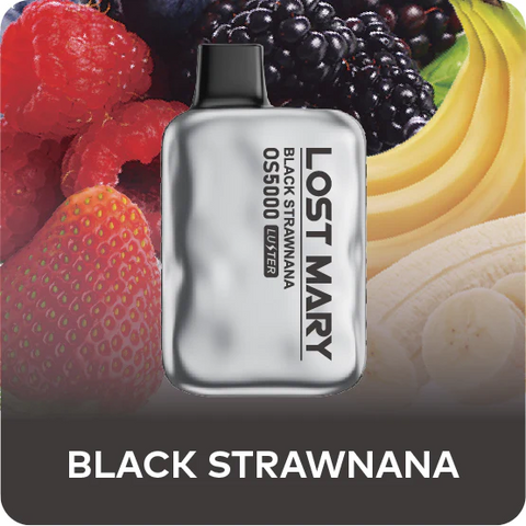 Lost Mary OS5000 Black Strawnana 5.0%