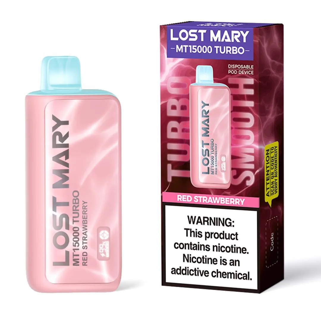 Lost Mary MT15000　レッドストロベリー　5%