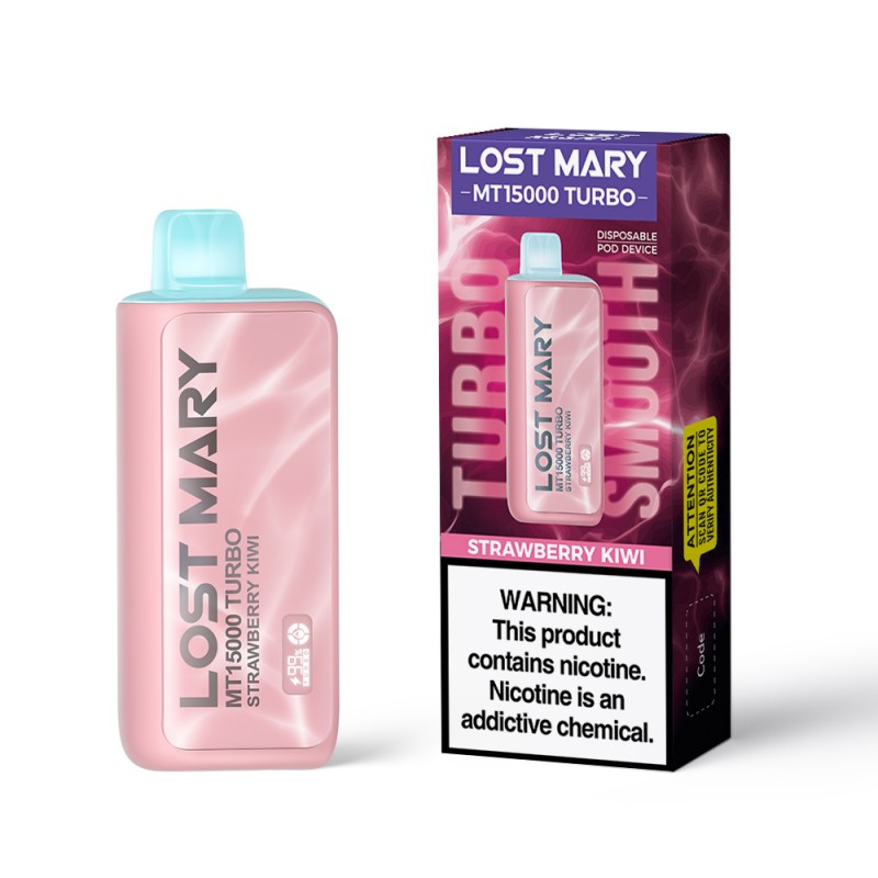 Lost Mary MT15000　ストロベリーキウイ　5%