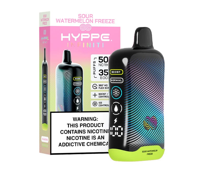 HYPPE-Infiniti-50K-Disposable-Sour-Watermelon-Freeze Hyppe Infiniti サワーウォーターメロンフリーズ 5%