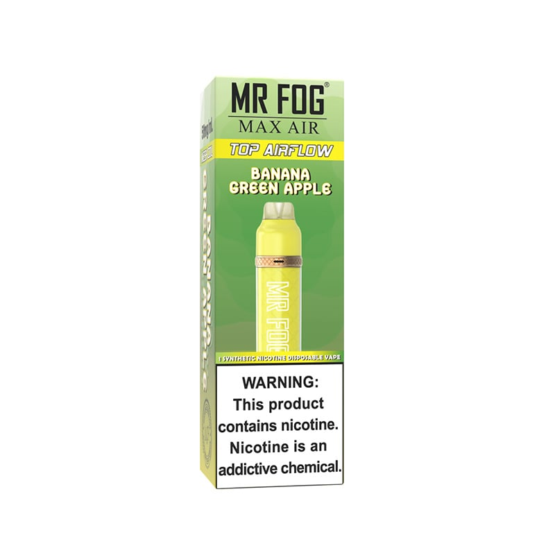 Mr Fog Max Air バナナグリーンアップル 5.0% Mr Fog Max Air バナナグリーンアップル 5.0%
