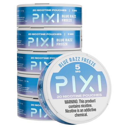 PIXI　ブルーラズベリーフリーズ味　20パウチ入り　5%　5箱セット