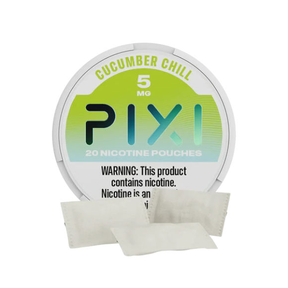 PIXI　キューカンバーチル味　20パウチ入り　5%　5箱セット