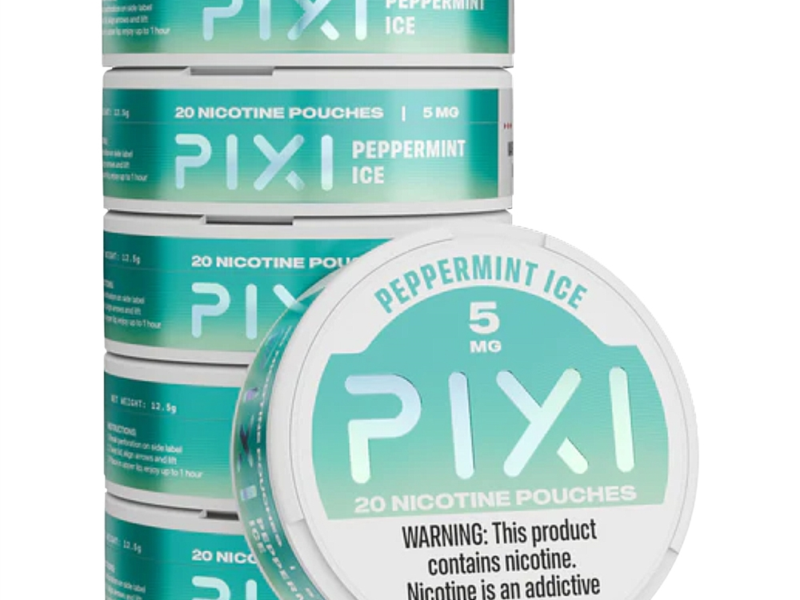 PIXI ペッパーミントアイス味 20パウチ入り 5% 5箱セット PIXI ペッパーミントアイス味 20パウチ入り 5% 5箱セット