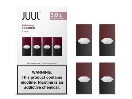 JUULpod バージニアタバコ味 4pod入り 3% JUULpod バージニアタバコ味 4pod入り 3%